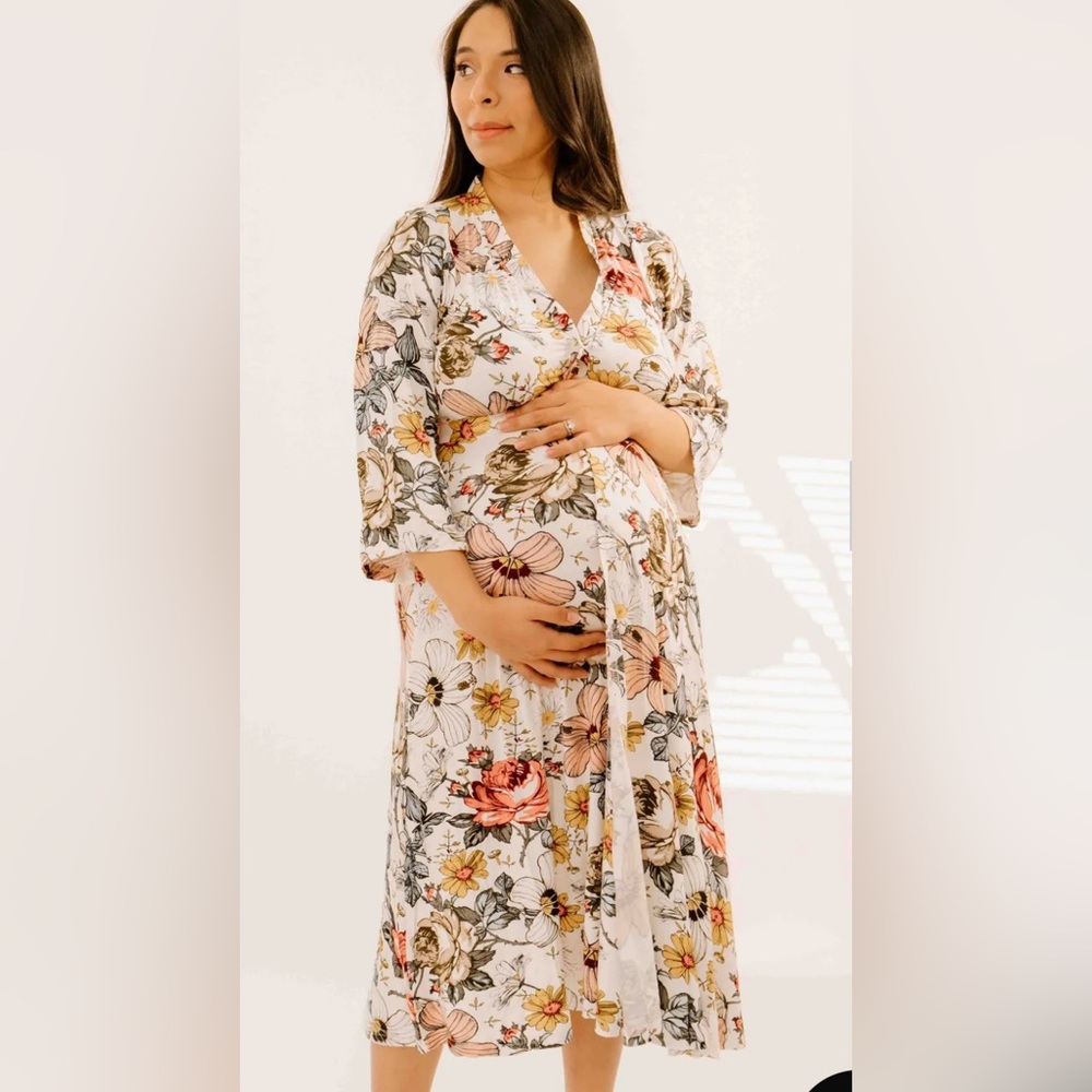 Lila hospital gown (nwot)